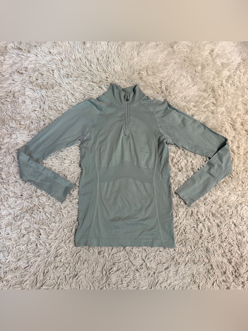Women’s XS Green Anique Long Sleeve Horseback Riding Shirt. Good Condition.